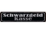 Vianmo Insegna Di Latta 10X46 Cm Schwarzgeld Kasse Geld
