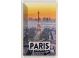 Vianmo Insegna Di Latta 30X20 Cm Paris Frankreich Eiffelturm