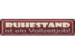 Vianmo Insegna Di Latta 10X46 Cm Ruhestand Ist Ein Vollzeitjob
