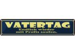 Vianmo Insegna Di Latta 10X46 Cm Vatertag Endlich Saufen