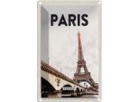 Vianmo Insegna Di Latta 30X20 Cm Paris Frankreich Eiffelturm Tourismus