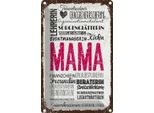 Vianmo Insegna Di Latta 30X20 Cm Mama Lehrerin Freundin KöChin