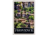 Vianmo Insegna Di Latta 18X12 Cm Provence Frankreich Natur GebäUde