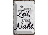 Vianmo Insegna Di Latta 30X20 Cm Kommt Ziet, Kommt Naht Hobby