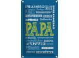 Vianmo Insegna Di Latta 30X20 Cm Papa Superheld Vorbild BeschüTzer