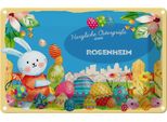 Vianmo Insegna Di Latta 20X30 Cm OstergrüßE Rosenheim