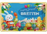 Vianmo Insegna Di Latta 12X18 Cm OstergrüßE Bretten