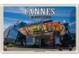 Vianmo Insegna Di Latta 12X18 Cm Cannes Frankreich Casino BarrièRe