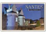 Vianmo Insegna Di Latta 12X18 Cm Nantes Frankreich Schloss Nantes