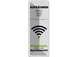 Vianmo Insegna Di Latta 27X10 Cm AufräUmen Erst Wenn Wlan Nicht