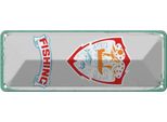 Vianmo Insegna Di Latta 10X27 Cm Anglen Angler Fishing