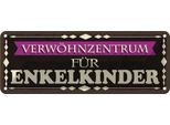Vianmo Insegna Di Latta 10X27 Cm VerwöHnzentrum FüR Enkelkinder