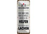 Vianmo Insegna Di Latta 27X10 Cm Geschwister Wir Lachen Helfen