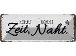 Vianmo Insegna Di Latta 10X27 Cm Kommt Ziet, Kommt Naht Hobby