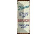 Vianmo Insegna Di Latta 27X10 Cm Zuhause Wo Nicht Bauch Einziehen