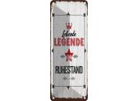 Vianmo Insegna Di Latta 27X10 Cm Lebende Legende Im Ruhestand