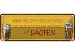 Vianmo Insegna Di Latta 10X27 Cm Bier Nimm Dir Zeit FüR Saufen