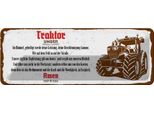 Vianmo Insegna Di Latta 10X27 Cm Traktor Unser Amen