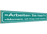 Vianmo Insegna In Legno 10X46 Cm Arbeiten Sie Hier? Moment Ich
