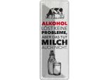 Vianmo Insegna Di Latta 27X10 Cm Alkohol LöSt Keine Probleme