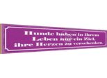 Vianmo Insegna In Legno 10X46 Cm Hunde Haben Im Leben Nur Ein Ziel