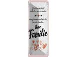 Vianmo Insegna Di Latta 27X10 Cm Familie Zusammen Sind Wir Alles