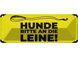 Vianmo Insegna Di Latta 10X27 Cm Hunde Bitte An Die Leine