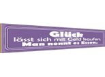 Vianmo Insegna In Legno 10X46 Cm GlüCk LäSst Sich Mit Geld Kaufen