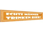 Vianmo Insegna In Legno 10X46 Cm Echte MäNner Trinken Bier