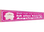 Vianmo Insegna In Legno 10X46 Cm Vorsicht! Reiz Mich Nicht!