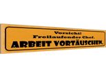 Vianmo Insegna In Legno 10X46 Cm Vorsicht Freilaufebder Chef