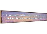 Vianmo Insegna In Legno 10X46 Cm Liebe Vollheimgekommen Als Leer