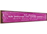 Vianmo Insegna In Legno 10X46 Cm Freund Ich Kann Wieder Lachen