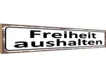 Vianmo Insegna In Legno 10X46 Cm Freiheit Aushalten
