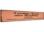 Vianmo Insegna In Legno 10X46 Cm Beziehung LüGe BetrüGe Nicht