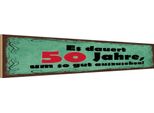 Vianmo Insegna In Legno 10X46 Cm Dauert 50 Jahre Um Gut Aussehen