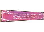 Vianmo Insegna In Legno 10X46 Cm Prinzessin Ist Kein Titel Ist