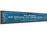 Vianmo Insegna In Legno 10X46 Cm Freundin Ich Kann Wieder Lachen