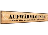 Vianmo Insegna In Legno 10X46 Cm AufwäRmlounge GemüTliche Stunden