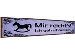 Vianmo Insegna In Legno 10X46 Cm Mir Reiht`S Ich Geh Schaukeln