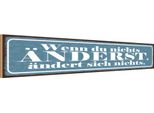 Vianmo Insegna In Legno 10X46 Cm Du Nichts äNderst Nichts äNdert