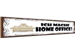 Vianmo Insegna In Legno 10X46 Cm Ich Mache Home Office Arbeit