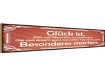 Vianmo Insegna In Legno 10X46 Cm GlüCk Aus Tag Besonderes Machen