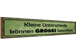 Vianmo Insegna In Legno 10X46 Cm Keine Unterschiede GroßEs