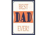 Vianmo Insegna In Legno 30X20 Cm Best Dad Ever Bester Vater