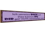 Vianmo Insegna In Legno 10X46 Cm Vermiss Dich So Nicht Vorstellen