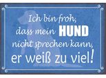 Vianmo Insegna In Legno 20X30 Cm Froh Mein Hund Nicht Sprechen