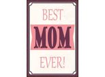 Vianmo Insegna In Legno 30X20 Cm Best Mom Ever Beste Mama