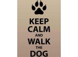 Vianmo Insegna In Legno 30X20 Cm Keep Calm And Walk The Dog