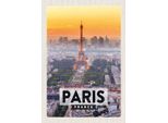 Vianmo Insegna In Legno 30X20 Cm Paris Frankreich Eiffelturm